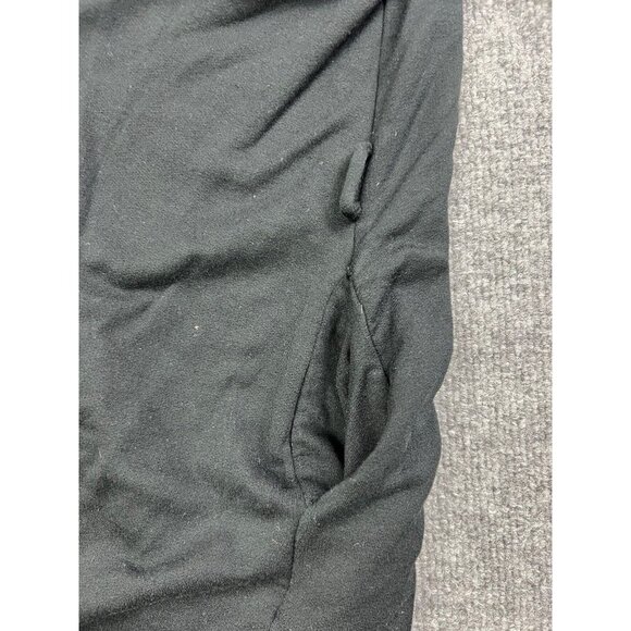 NAKED PRINCESS Flared Sleeve Robe Women's M/L Black Pockets Belt Loops Lounge - Picture 6 of 8